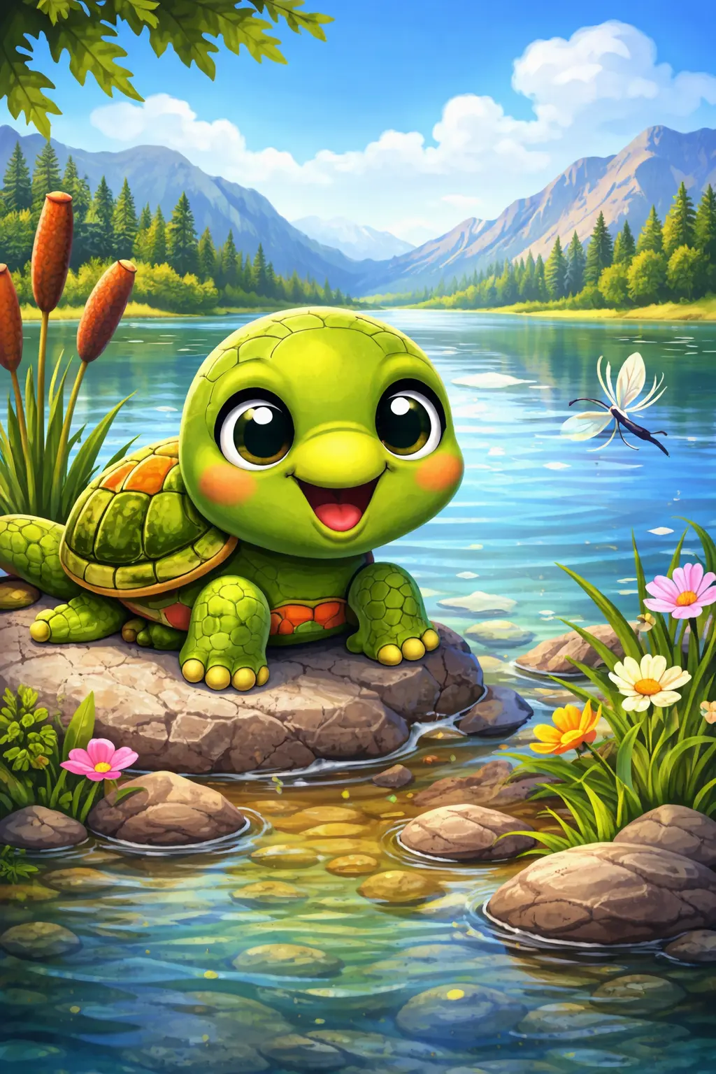 قصص الحيوانات للأطفال مكتوبة : السلحفاة التي أرادت أن ترى العالم