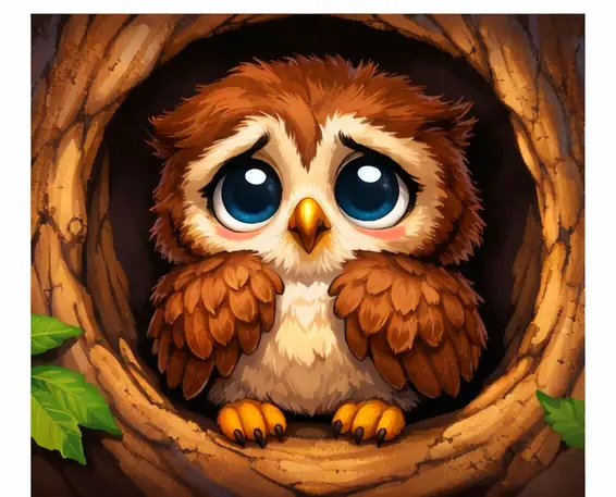 قصص الحيوانات للأطفال مكتوبة : البومة التي كانت تخاف من الليل