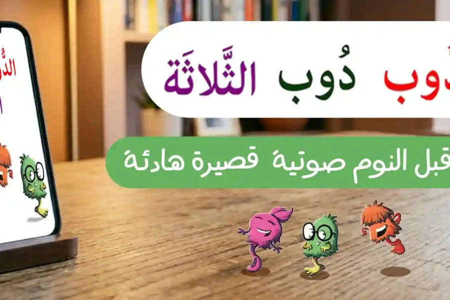 الدُّوب دوب الثلاثة.. قصة قبل النوم صوتية قصيرة هادئة