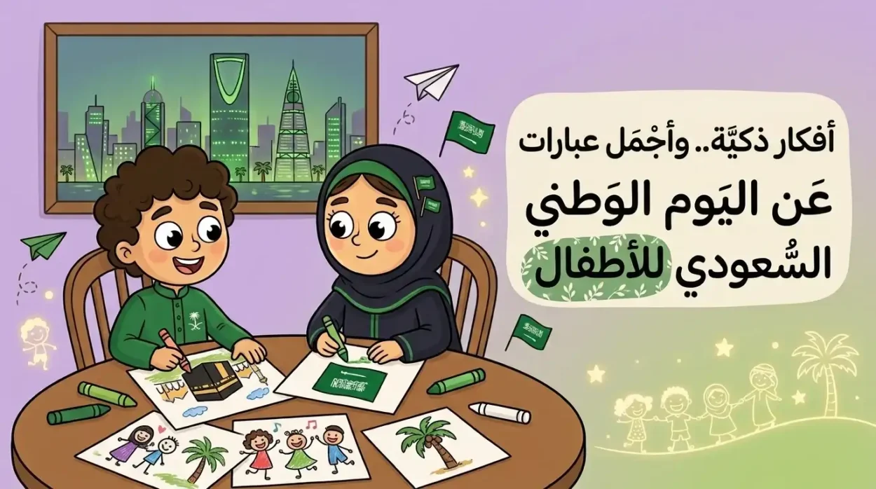 عبارات عن اليوم الوطني السُّعودي للأطفال