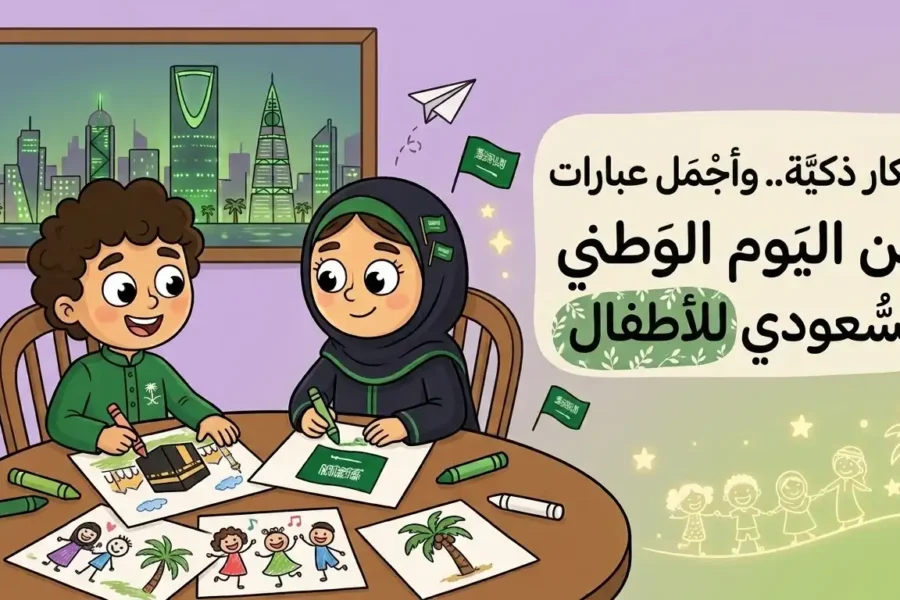 عبارات عن اليوم الوطني السُّعودي للأطفال